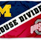 Michigan Wolverines vs Ohio State divided flag 3x5 ft