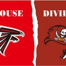 Atlanta Falcons vs Tampa Bay Buccaneers House divided flag 3x5 ft
