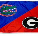 Florida Gators vs. Georgia Bulldogs House divided flag 3x5 ft