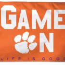 Clemson Tigers Life Is Good Flag 3x5 ft