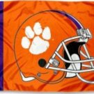 Clemson Tigers Helmet Banner Flag 3x5 ft