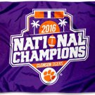 Clemson Tigers Football National Champions Flag 3x5 ft