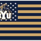 Copy of Brigham Young Cougars Star and Stripe Us Banner Flag 3x5 ft