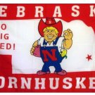 Nebraska Cornhuskers USA- Big Red Flag 3x5 ft