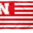 Nebraska Cornhuskers Stars and Stripes Nation Flag 3x5 ft