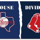 Texas Rangers Vs Boston Red Sox House Divided flags 3x5 ft