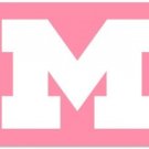 Michigan Wolverines Pink Flag 3x5 ft