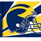 Michigan Wolverines Helmet Banner Flag 3x5 ft