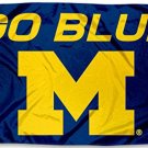 Michigan Wolverines Go Blue Flag 3x5 ft