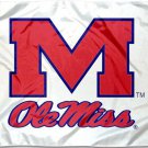 Mississippi Rebels Ole Miss White Flag 3x5 ft