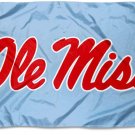 Mississippi Rebels Powder Blue Flag 3x5 ft
