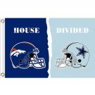 Denver Broncos VS Dallas Cowboys flag 3x5 ft Banner 100D