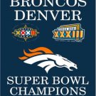 Denver Broncos 1997 1998 super bowl champion flag 3x5 ft