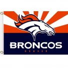 Denver Broncos flag 3x5 ft with 2 Metal Grommets