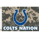 3x5 ft Indianapolis Colts camo Flags