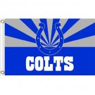 Indianapolis Colts flag 3x5 ft with 2 Metal Grommets