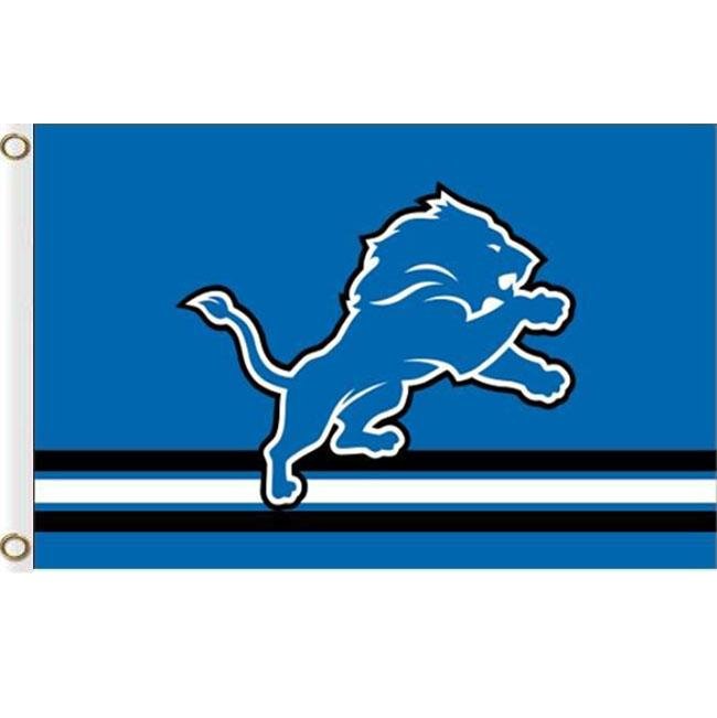 Detroit Lions Three Lines flags 3x5 ft