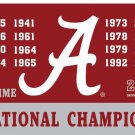 Alabama Crimson champions flag banner 3x5 ft