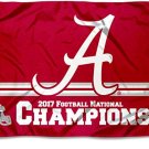 Alabama Crimson Tide 2017 CFP National Champions Flag 3x5 ft