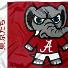 Alabama Crimson Tide Kawaii Japan Mascot Flag 3x5 ft