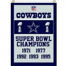 Dallas Cowboys Champions Flag 3x5 ft