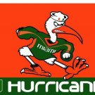 Miami Hurricanes Ibis University Flag 3x5 ft