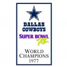 Dallas Cowboys World Champions 1977 FLAG 3x5 ft