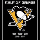 3x5 ft New Design Pittsburgh Penguins Champions