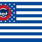 Chicago Cubs logo Flag 3x5 ft