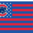 Chicago Cubs Flag with Star and Stripe 3x5 ft