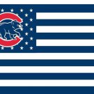 Chicago Cubs Flag with Star and Stripe 3x5 ft