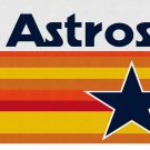 Houston Astros logo with start Flag 3x5 ft