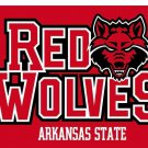 Arkansas State Red Wolves Hand Flag 3x5 ft Club