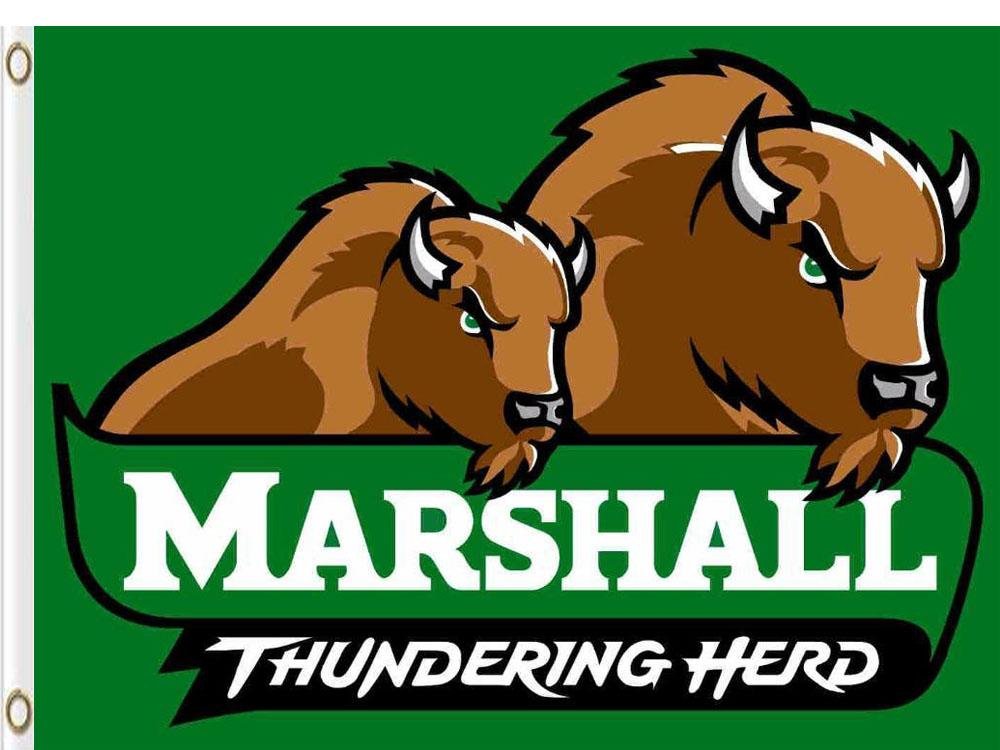 Marshall Thundering Herd Hand Flag 3x5 ft