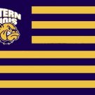 Western Illinois University stripe flag 3x5 ft