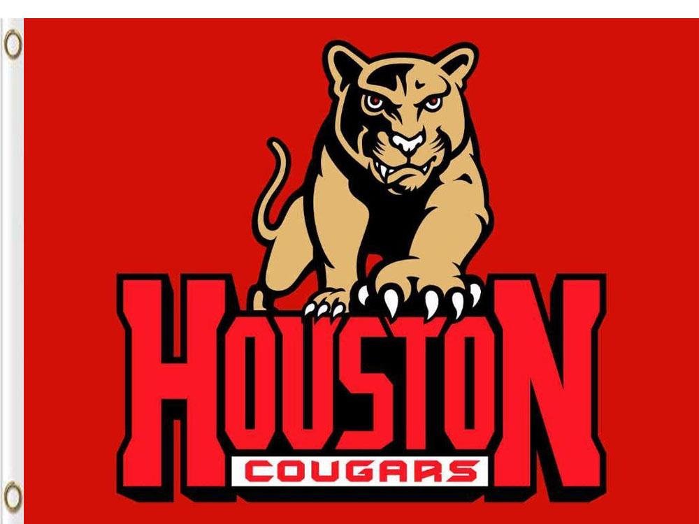 Houston Cougars Hand Flags Banners 3x5 ft