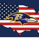 Baltimore Ravens US Flag 3x5 ft