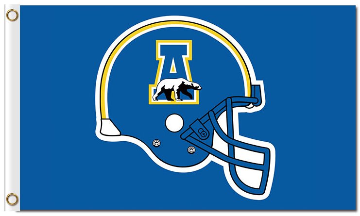 Alaska Nanooks Seawolves Logo Hand Flag 3x5 ft