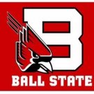 Ball State Cardinals Hand Sport Flag 3x5 ft