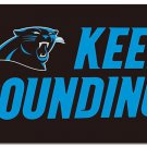 Keep Pounding Carolina Panthers Flag 3x5 ft
