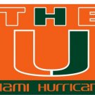 Miami Hurricanes Hand Flag 3x5 ft