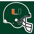 Miami Hurricanes Hand Flag 3x5 ft