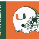 Miami Hurricanes Hand Flag 3x5 ft