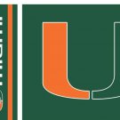 Miami Hurricanes Hand Flag 3x5 ft