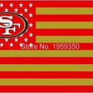 San Francisco 49ers Flag with Star and Stripe 3x5 ft