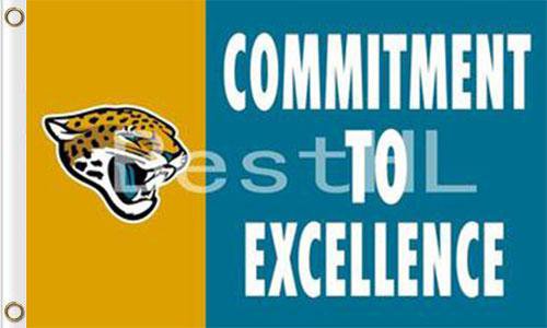 Jacksonville Jaguars Commitment To Excellence Flags 3x5 ft