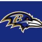 Baltimore Ravens Logo Two Strip Flags 3x5 ft