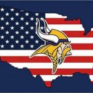 Minnesota Vikings US Flags 3x5 ft