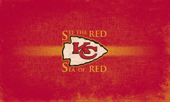 Kansas City Cheifs Team Logo Sports Flags 3x5 ft