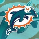 Miami Dolphins Team Logo Sports Flags 3x5 ft